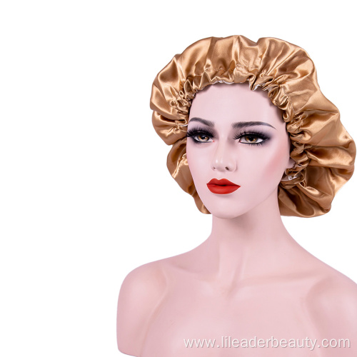 Adjustable Satin Bonnet Silk Night Cap For Hair